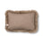 Lammfellkissen | Langhaar | Neuseeland | 100% Wolle | 52x52 cm | 34x52 cm Beige/Taupe