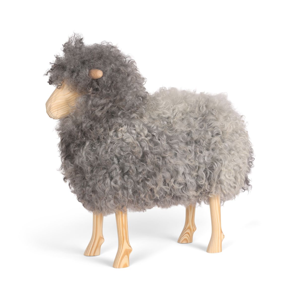 Signature Holzschaf | Klein Schaukelschaf | Sheepskinhouse.ch