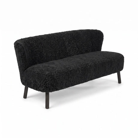 Emanuel Sofa | Zweisitzer | Design Möbel Schwarz
