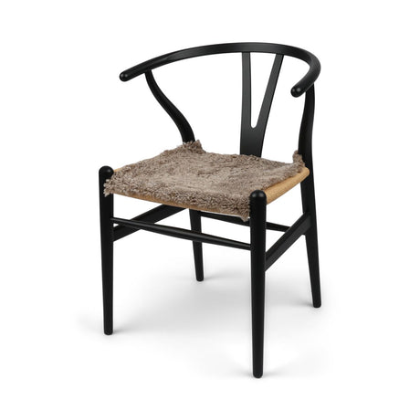 Stuhlauflage | Kurzhaar | Neuseeland | 40x40 cm Sahara