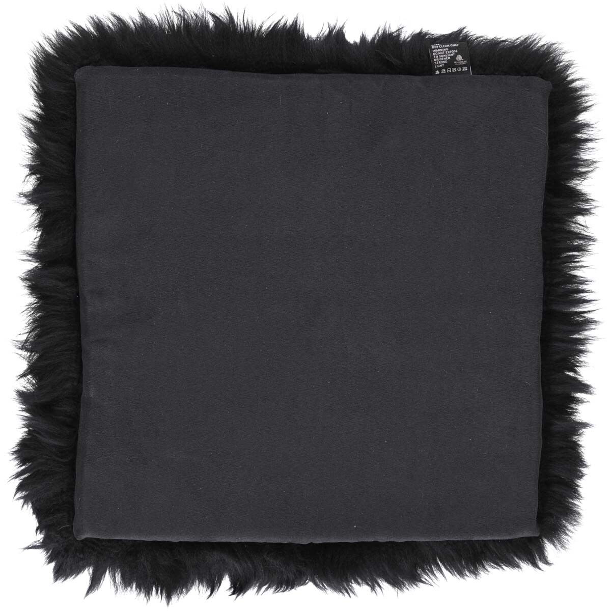 Lammfell Stuhlauflage | Langhaar | Neuseeland | 37x37 cm Sitzkissen | Sheepskinhouse.ch