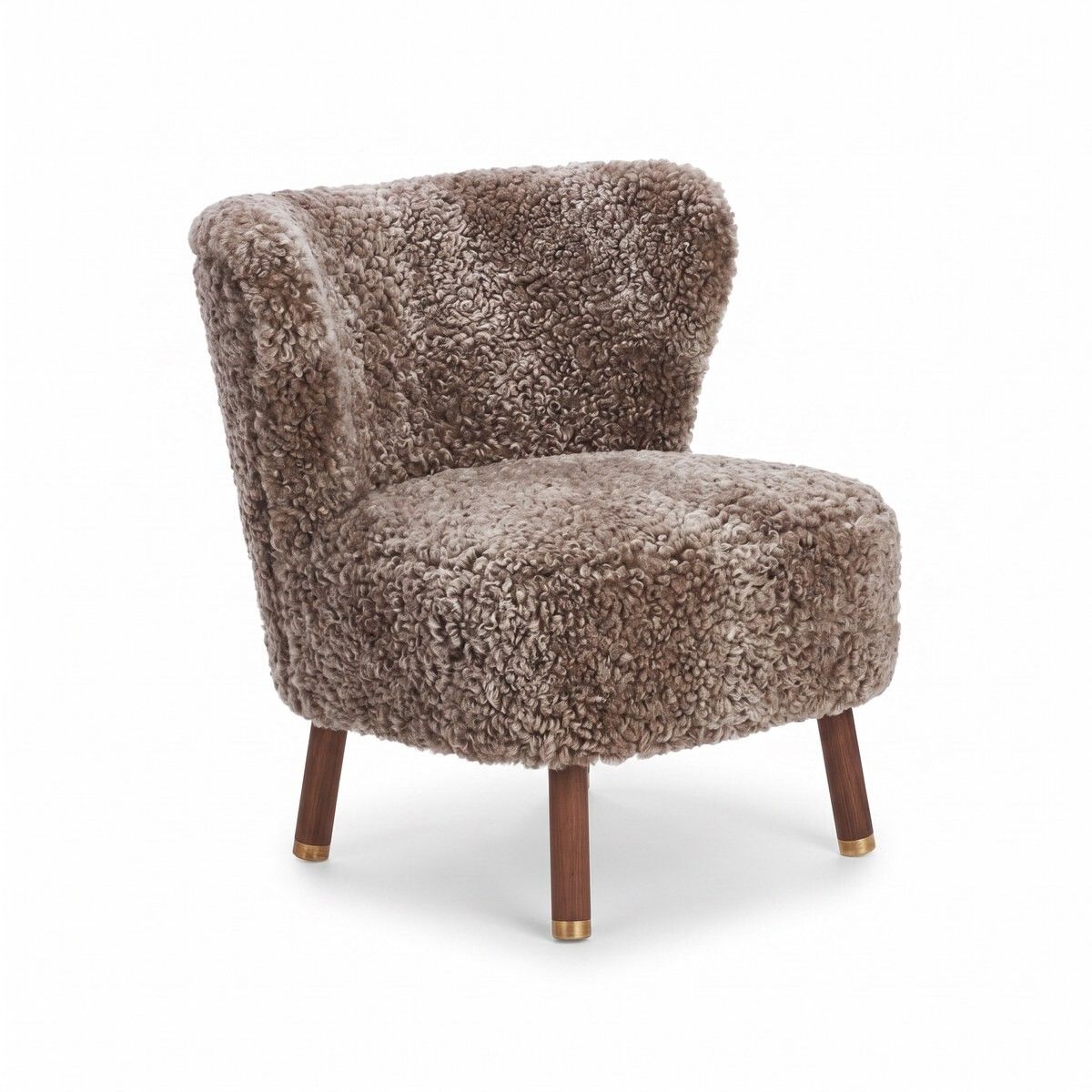 Emil Loungesessel | Premium Lammfell | Kurzhaar Cappuccino