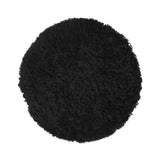 Stuhlauflage | Kurzhaar | Neuseeland | D34 cm Schwarz