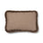Wollkissen | 100% Wolle | Fellborte | 52x52 cm | 34x52 cm Beige/Taupe