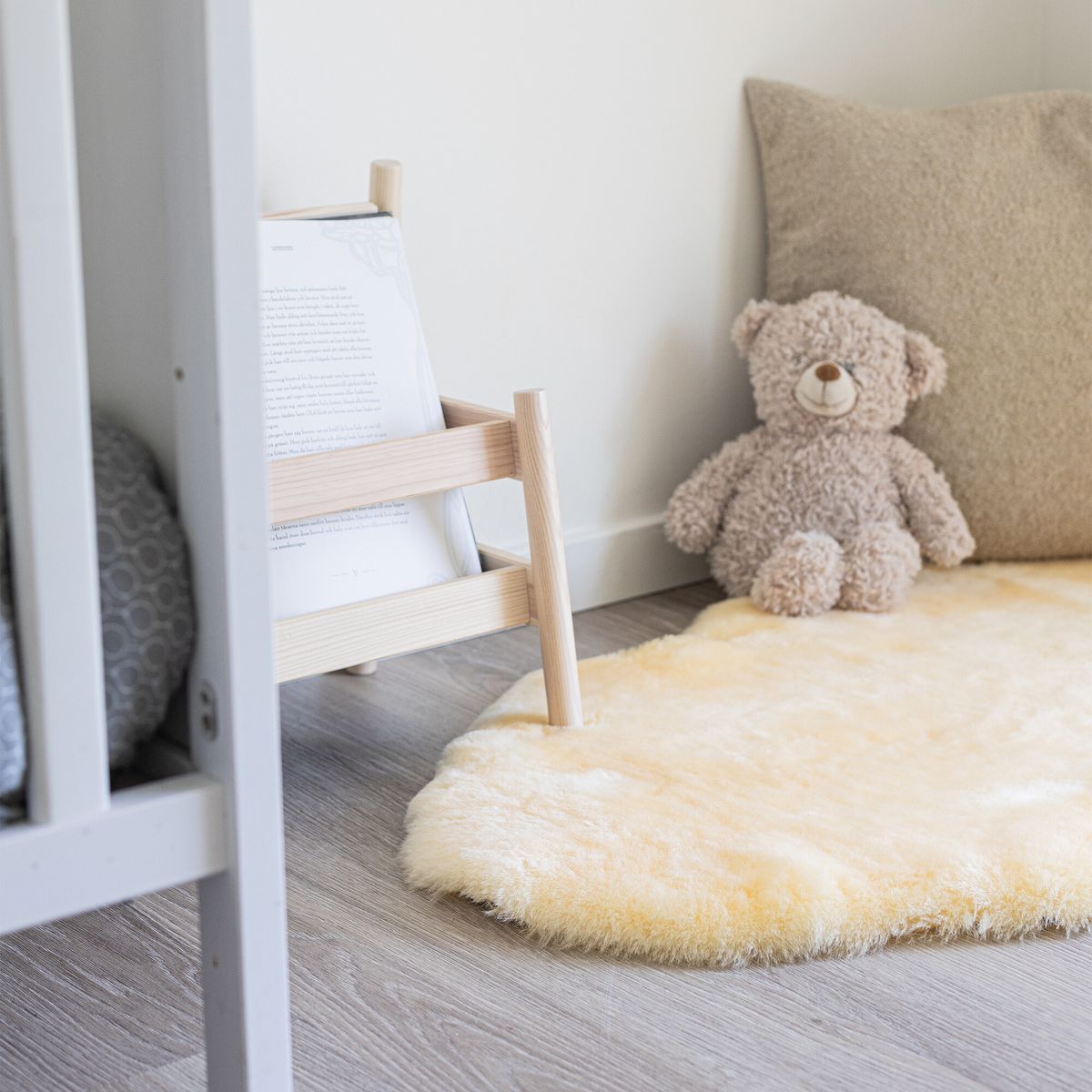 Baby Lammfell | Kurzhaar | Neuseeland | 95 cm Creme