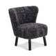 Emily Loungestuhl | Kurzhaar | Design Möbel Anthrazit
