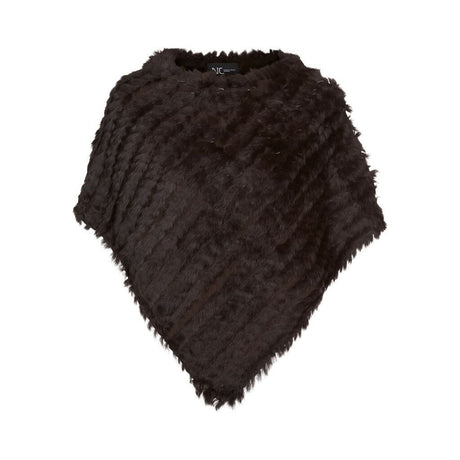 Molly Poncho | Kaninchen Dunkelbraun
