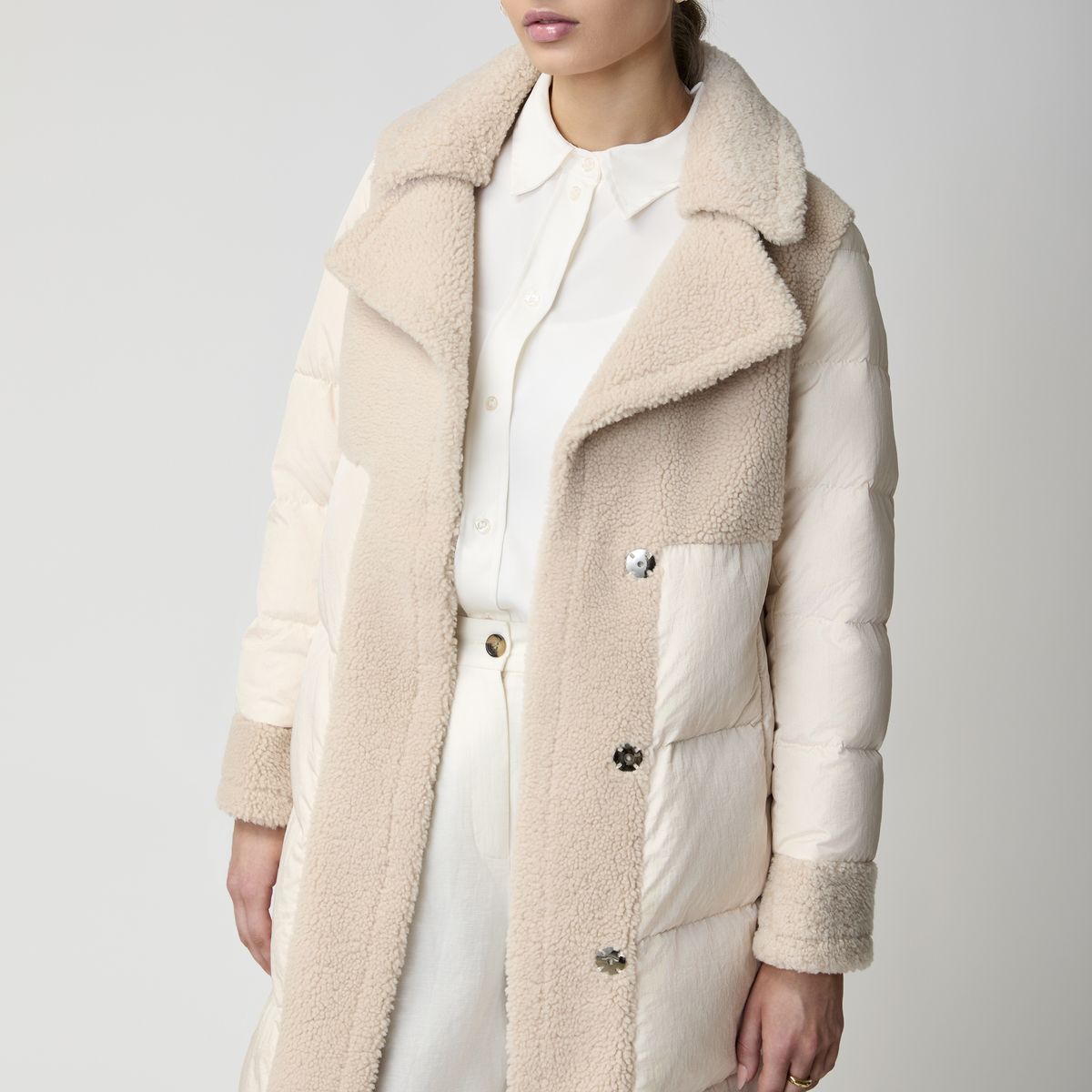 Jade Mantel | Daunen, Lammwolle Jacken | Sheepskinhouse.ch