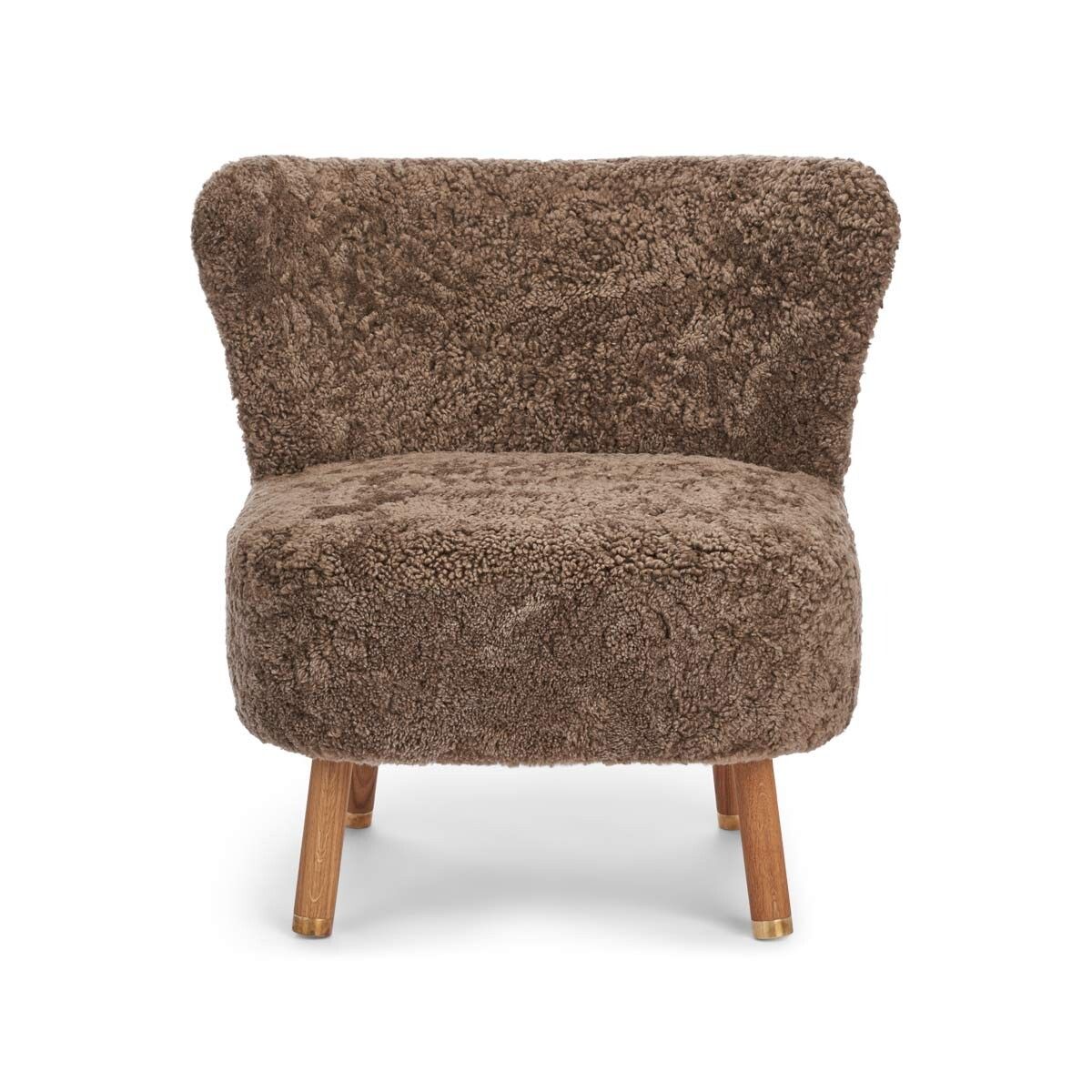 Emil Loungesessel | Lammfell Premium Taupe