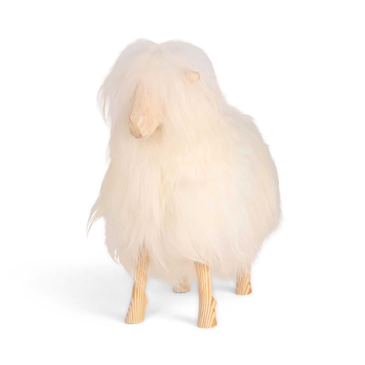 Signature Holzschaf | Klein Schaukelschaf | Sheepskinhouse.ch