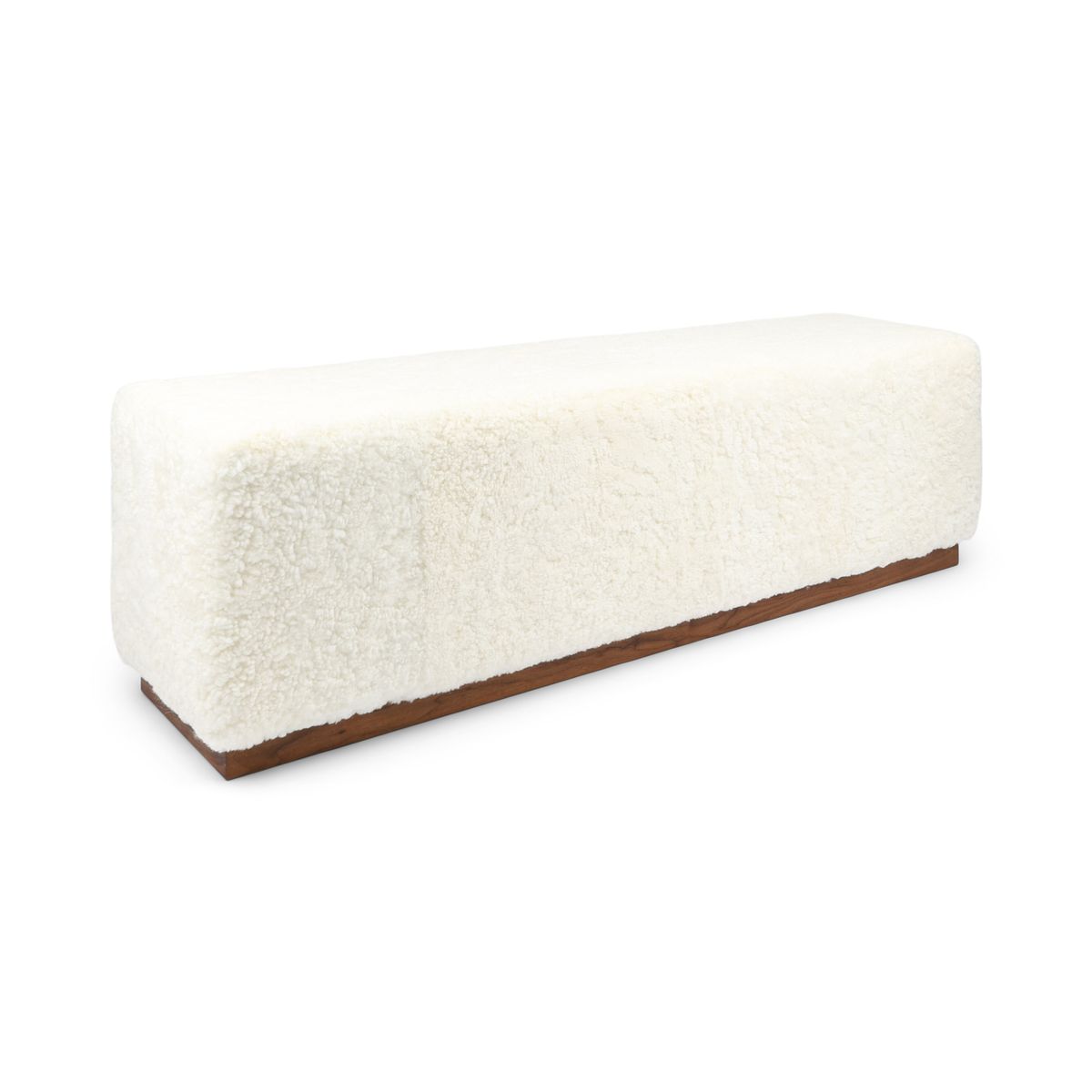 Lammfellbank Benjamin | Kurzhaar | 160x44x52 cm Bänke | Sheepskinhouse.ch