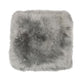 Fellkissenbezug | Langhaar | Neuseeland | 50,5x50,5 cm Hellgrau