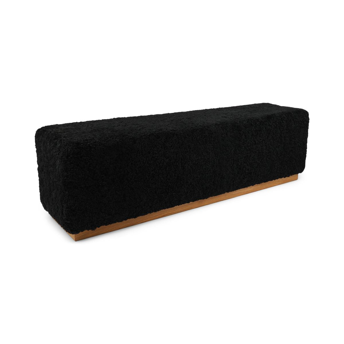 Lammfellbank Benjamin | Kurzhaar | 160x44x52 cm Bänke | Sheepskinhouse.ch
