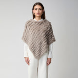Molly Poncho | Kaninchen Schwarz