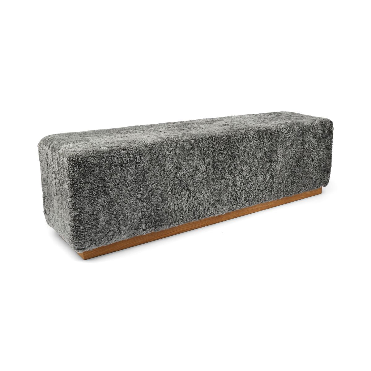 Lammfellbank Benjamin | Kurzhaar | 160x44x52 cm Bänke | Sheepskinhouse.ch