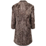 Sofia Jacke | Kalgan Lammfell Braune Schneespitze