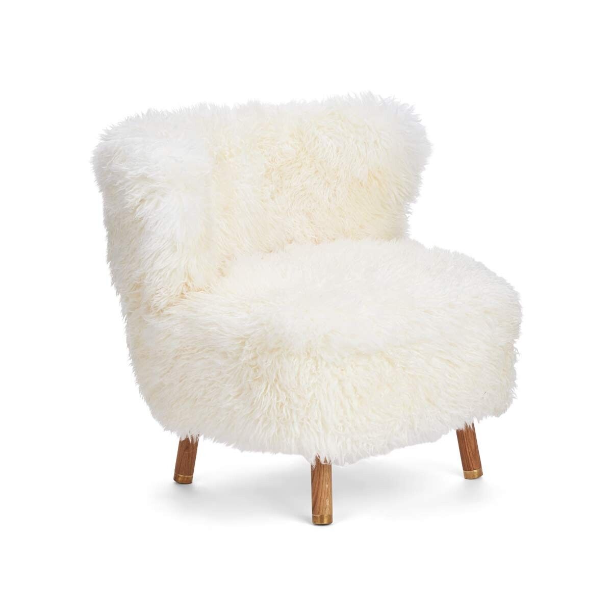 Emil Loungesessel | Premium Lammfell | Langhaar Stühle | Sheepskinhouse.ch