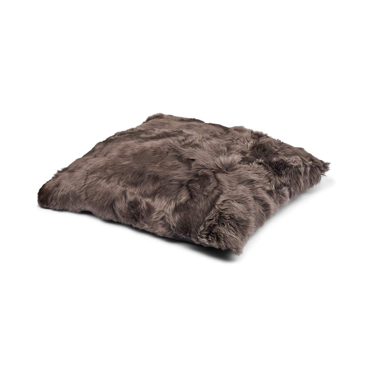Lammfell Sitzsack | Langhaar | Neuseeland | Einseitig | 90x90 cm Fellkissen | Sheepskinhouse.ch