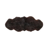 Doppeltes Lammfell | Kurzhaar Premium | Island | 180x60 cm Schwarz