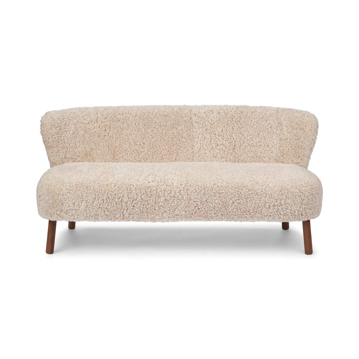 Emanuel 3-Sitzer Sofa | Dreisitzer | Design Möbel Perlweiß