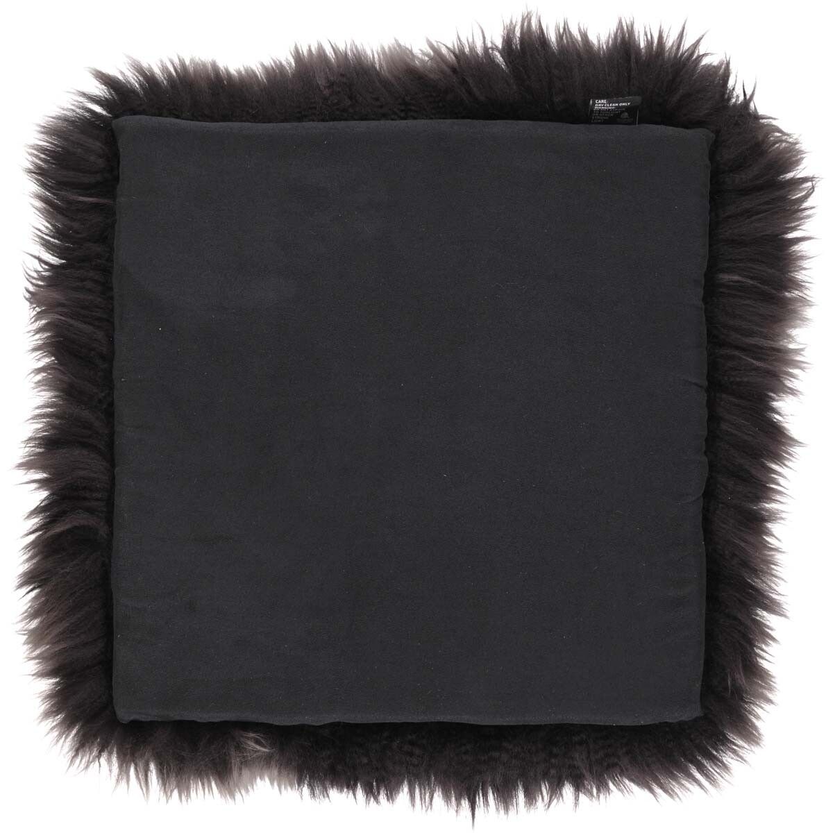 Lammfell Stuhlauflage | Langhaar | Neuseeland | 37x37 cm Sitzkissen | Sheepskinhouse.ch