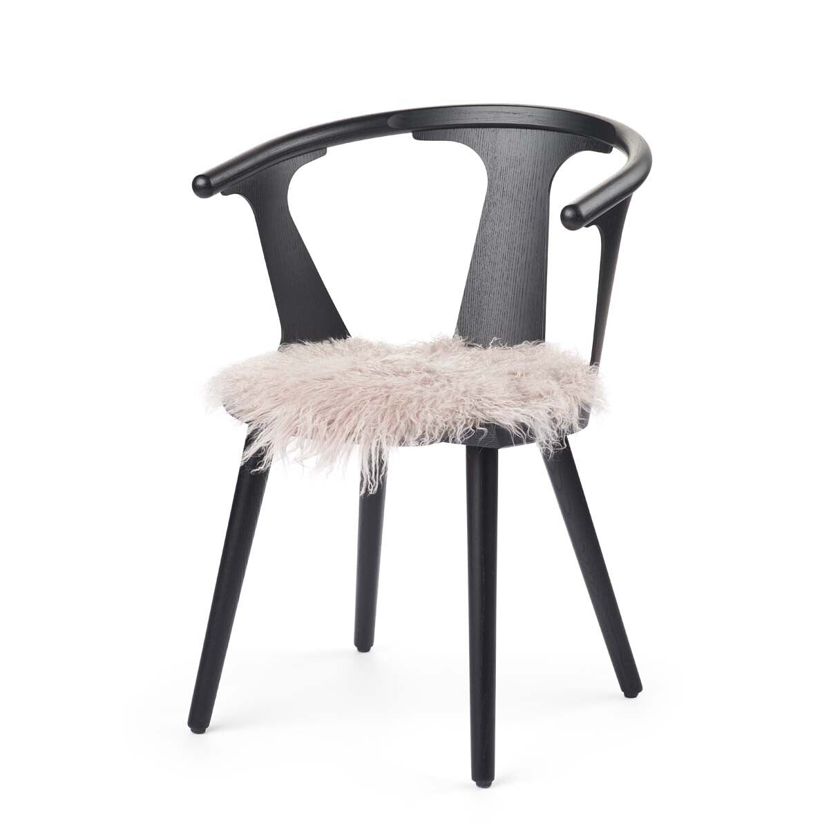 Lammfell Stuhlauflage | Tibet | D38 cm Sitzkissen | Sheepskinhouse.ch