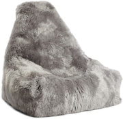 Lammfell Sitzsackstuhl Premium | Langhaar | Neuseeland | 100x100x80 cm Sitzsäcke | Sheepskinhouse.ch