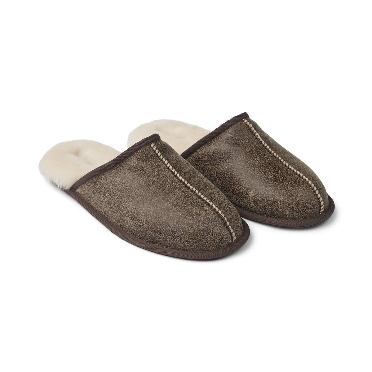 Lammfell Hausschuhe Herren | Pantoffeln | Größe 40-47