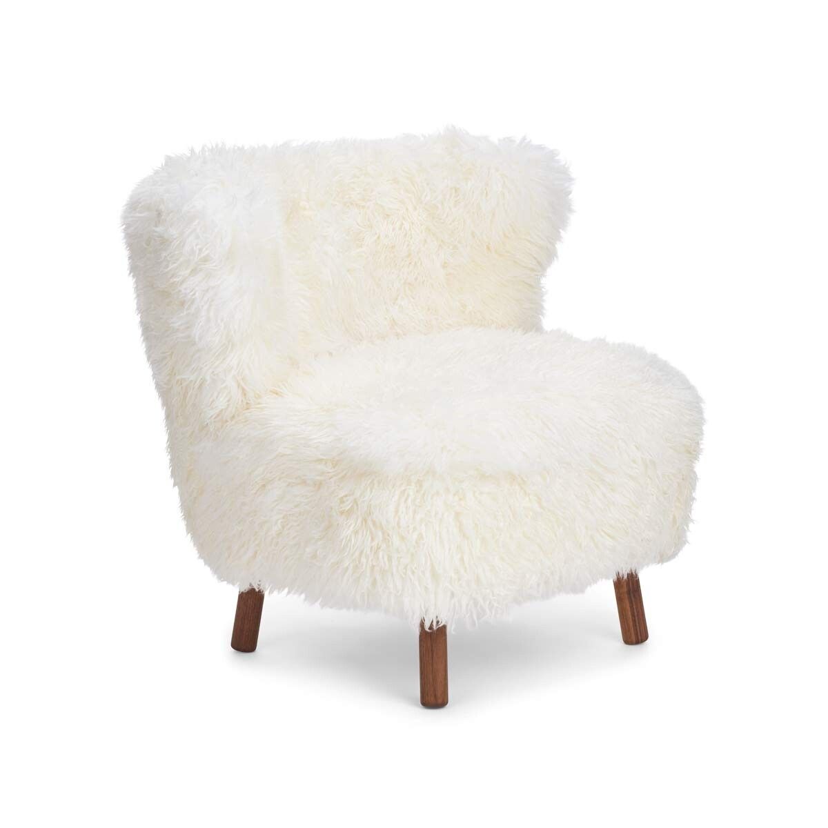 Emil Loungesessel | Premium Lammfell | Langhaar Stühle | Sheepskinhouse.ch