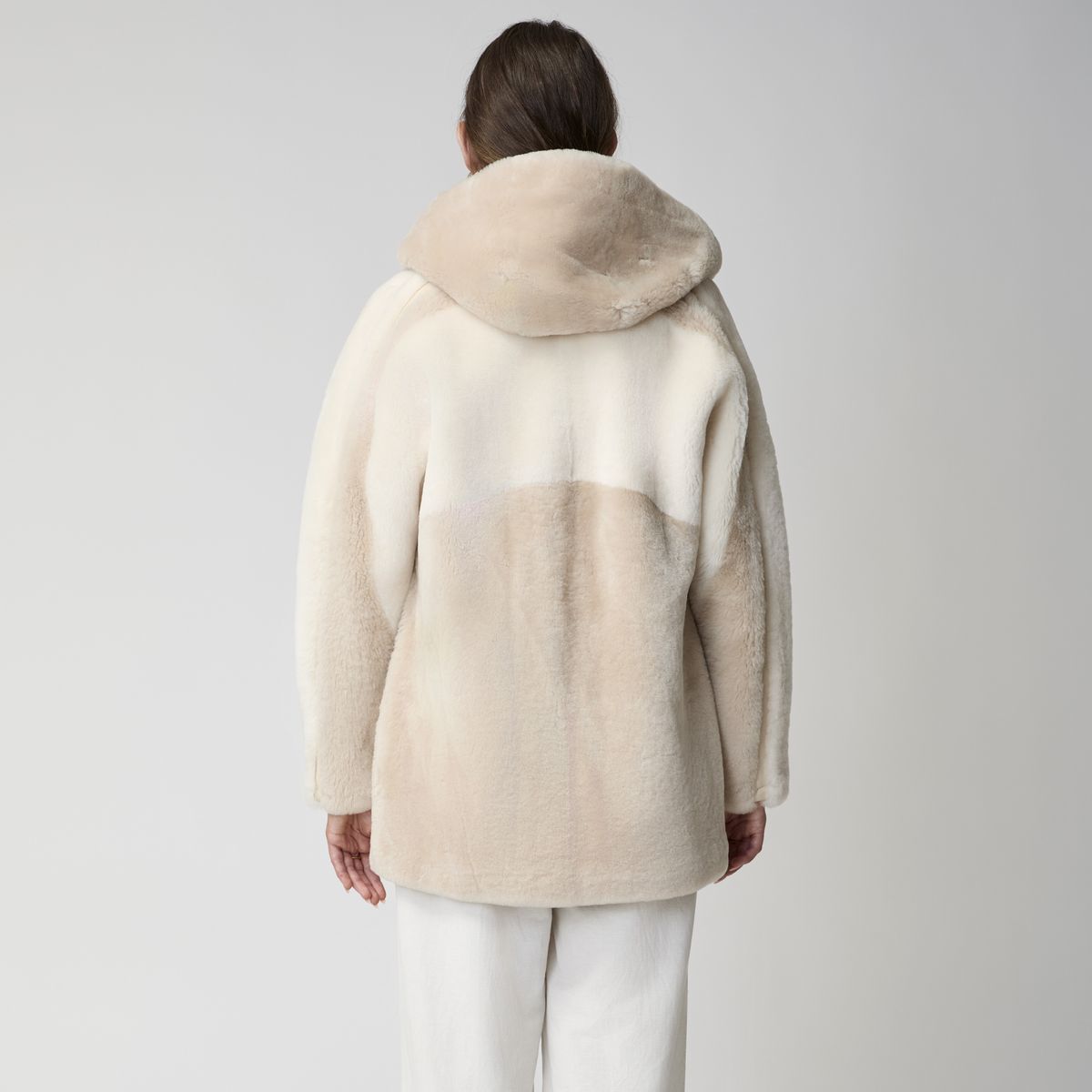 Leah Jacke | Doubleface Beige/Brun
