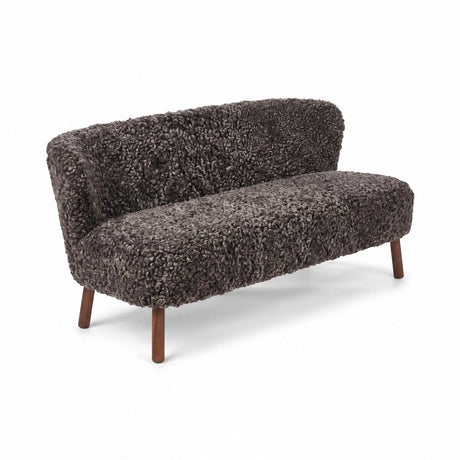 Emanuel Sofa | Zweisitzer | Design Möbel Cappuccino
