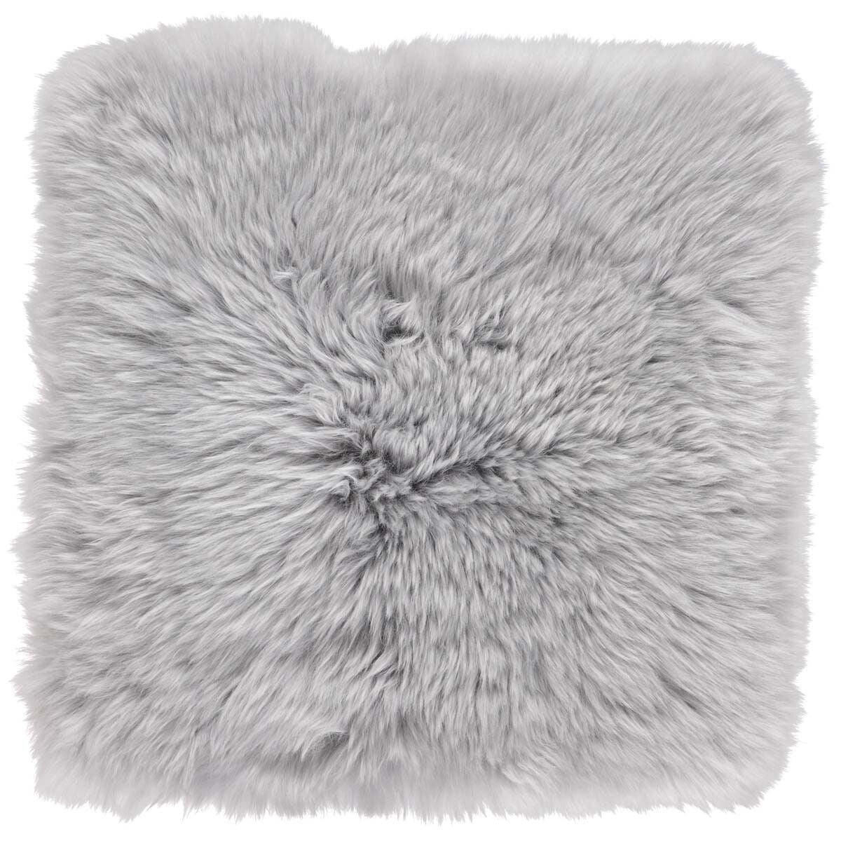 Lammfell Stuhlauflage | Langhaar | Neuseeland | 37x37 cm Sitzkissen | Sheepskinhouse.ch