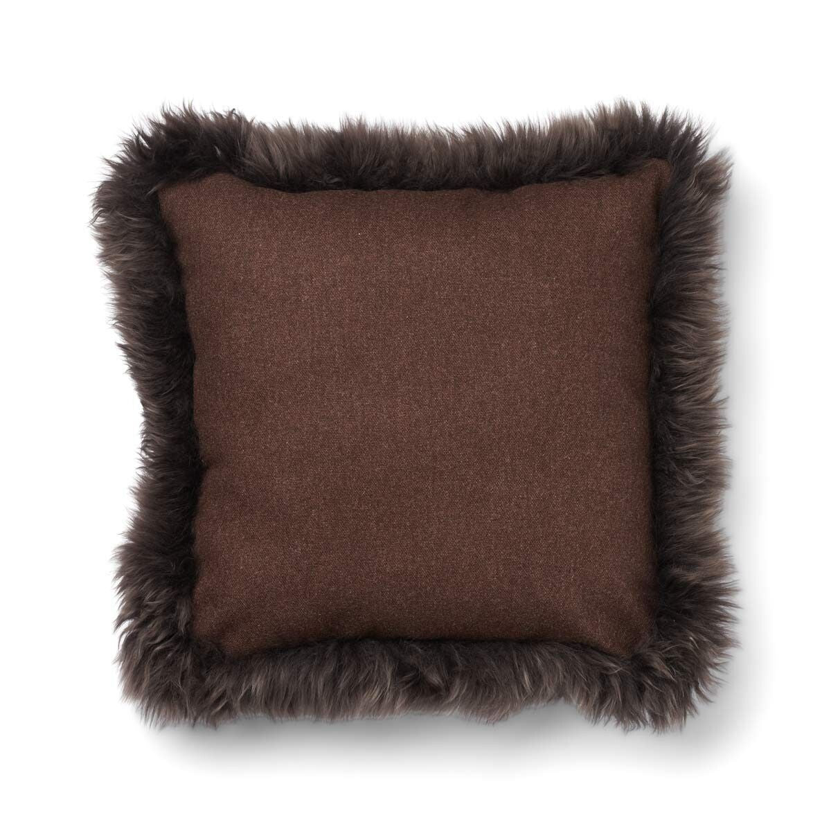 Wollkissen | 100% Wolle | Fellborte | 52x52 cm | 34x52 cm Fellkissen | Sheepskinhouse.ch