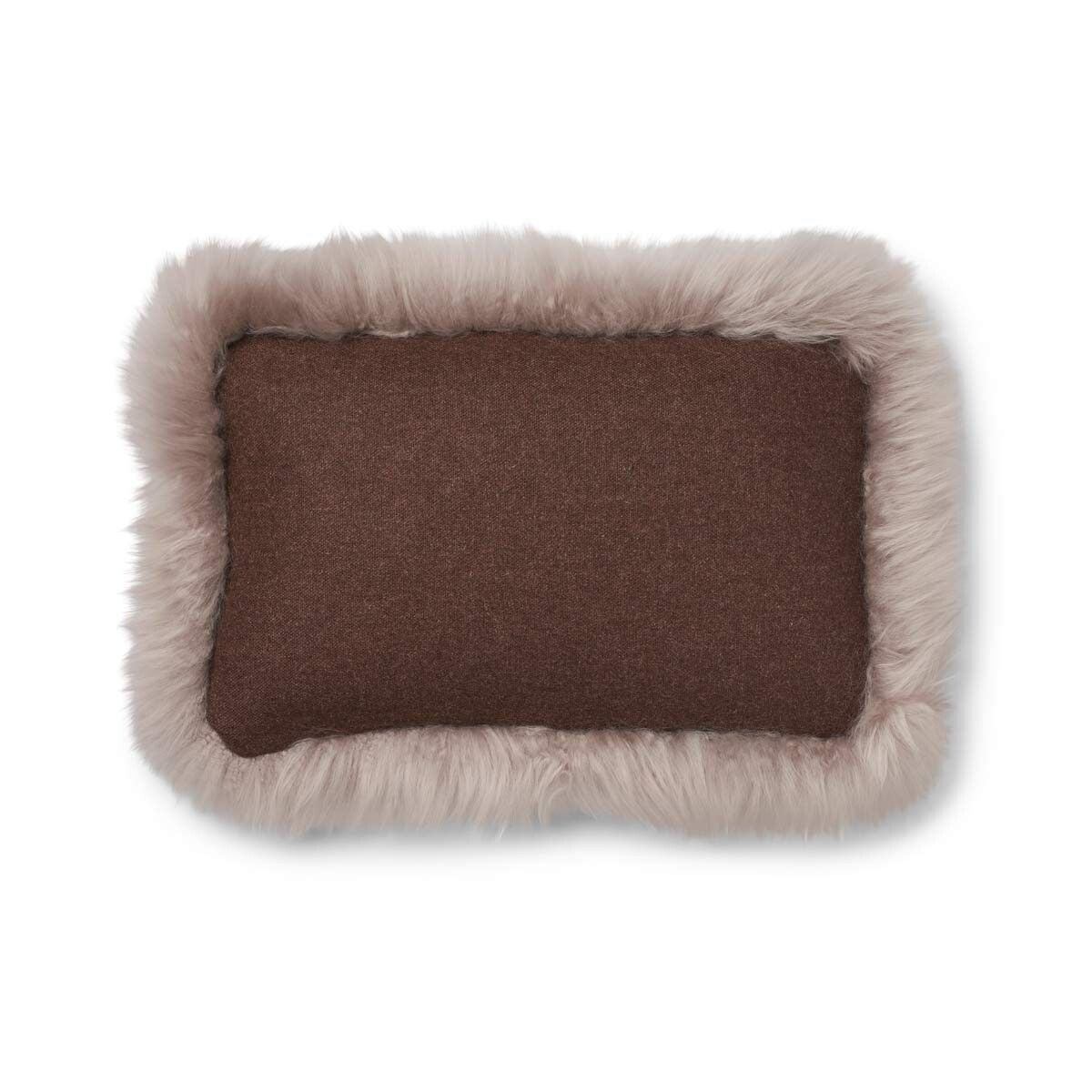 Wollkissen | 100% Wolle | Fellborte | 52x52 cm | 34x52 cm Fellkissen | Sheepskinhouse.ch