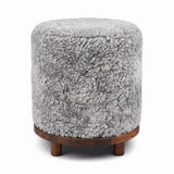 Simon Pouf | Kurzhaar | Neuseeland | D46x52 cm Hellgrau