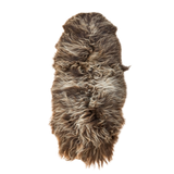 Lammfell | Langhaar Premium | Island | 180x60 cm Rostbraun