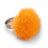Ring m. Pompon | Nerz Orange