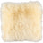 Lammfellkissen Premium | Langhaar | Neuseeland | 35x35 cm Hellhonig
