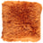 Lammfellkissen Premium | Langhaar | Neuseeland | 35x35 cm Rost