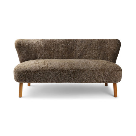 Emanuel Sofa | Zweisitzer | Design Möbel Taupe