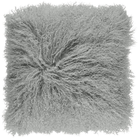 Lammfellkissen Premium | Tibet | Doppelseitig | 40x40 cm 56x56 cm Hellgrau