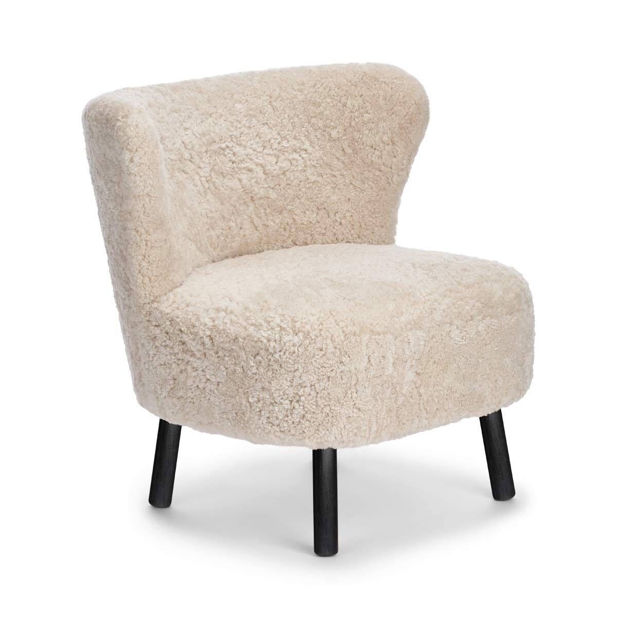 Emil Loungesessel | Lammfell Premium Beige