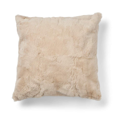 Fellkissen | Kaninchen und Kaschmir Beige