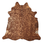 Kuhfell Teppich Unikat | Bronze | 3,6 m² | Nr. 2537
