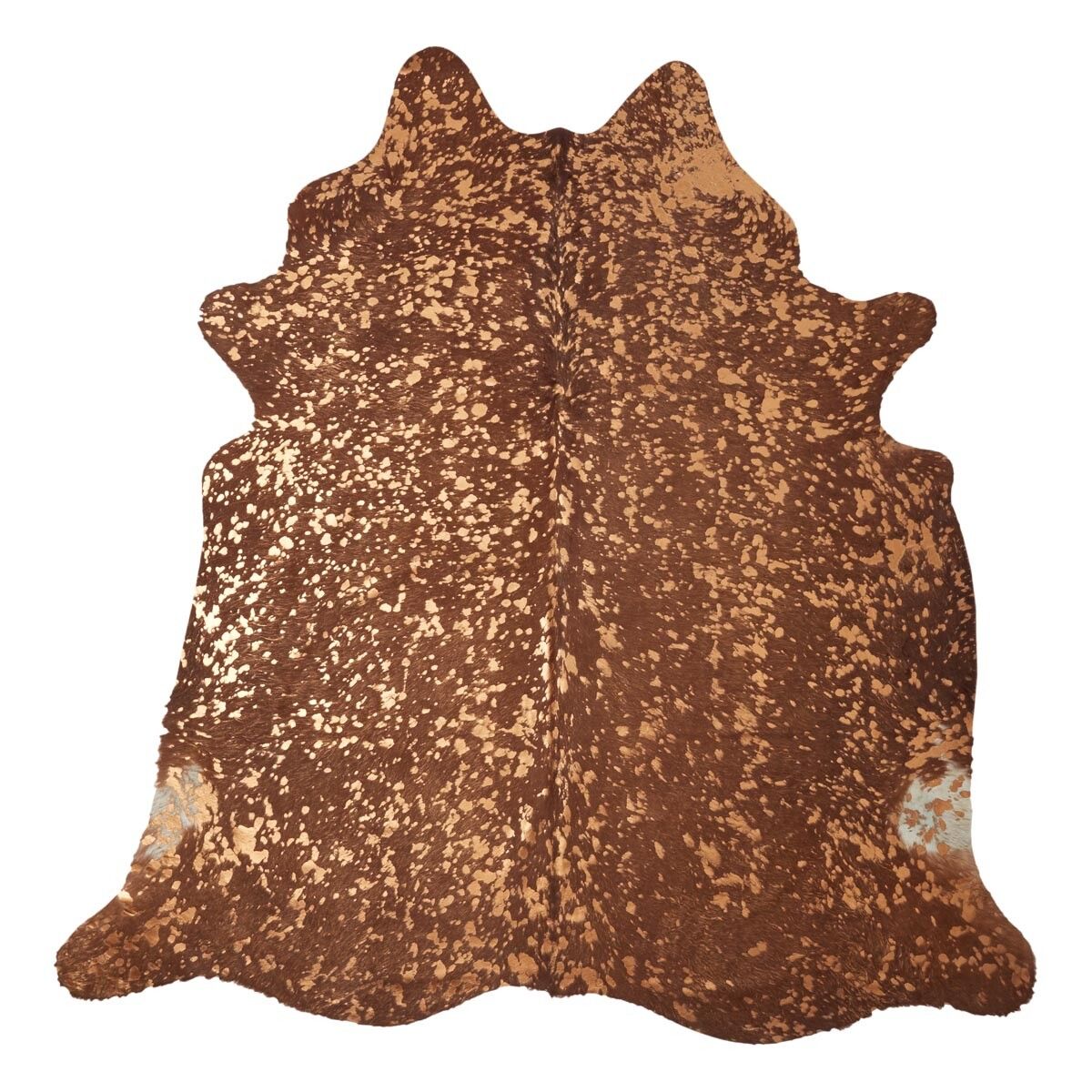 Kuhfell Teppich Unikat | Bronze | 3,6 m² | Nr. 2537