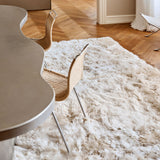 Lammfell Designerteppich Premium | Langhaar | Neuseeland Schwarz