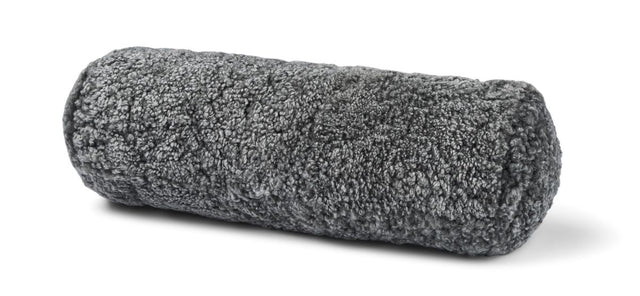 Schaffellkissen | Kurzhaar | 22x58 cm  Grafit