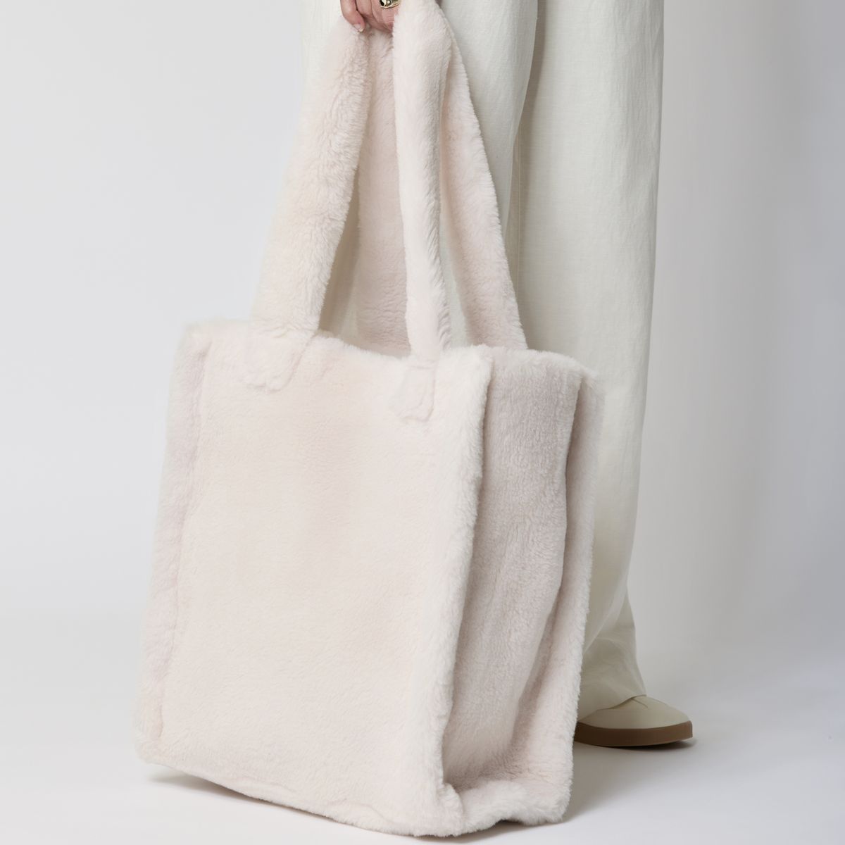 Maxi Glory Shopper | Neuseeland | Lammwolle Beige
