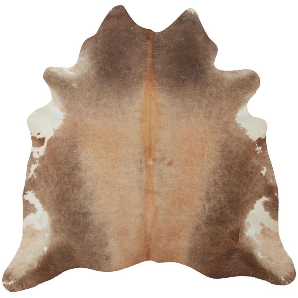 Kuhfell Teppich Unikat | Graubeige | 3,1 m² | Nr. 2306