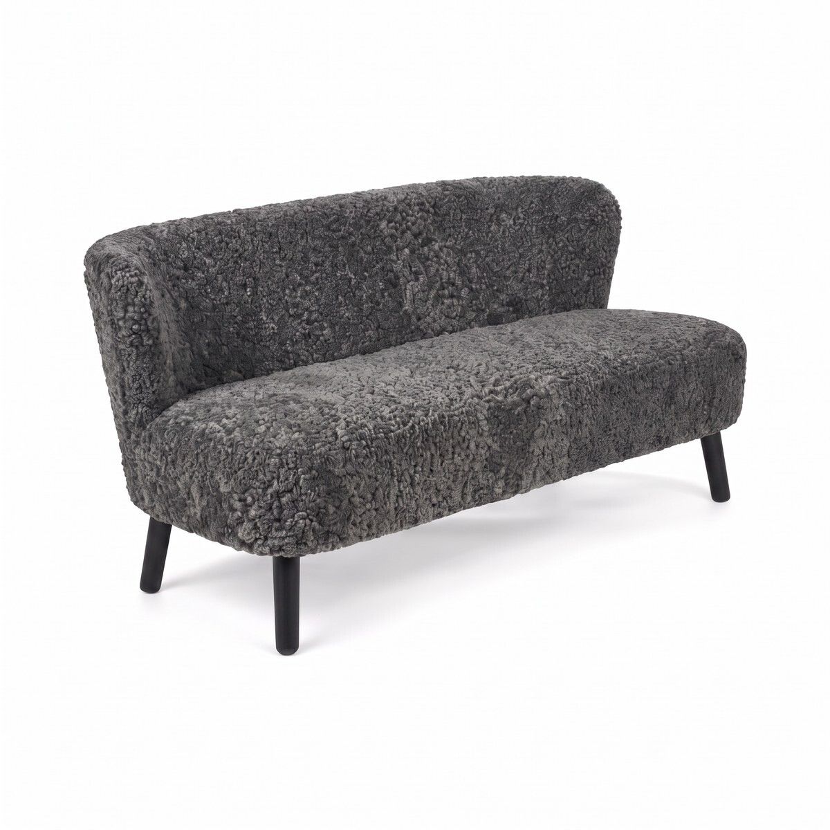 Emanuel Sofa | Zweisitzer | Design Möbel Grafit